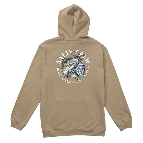 Salty Crew Reel Fly Vintage Hood Fleece - Stone